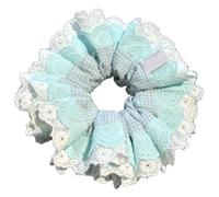 Qaonsciug Chouchous de princesse multi-couches en dentelle - Anneaux à cheveux enchanteurs multicouches pour fille