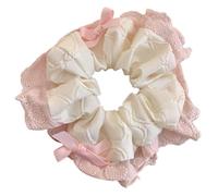 Qaonsciug Chouchous épais en dentelle pour cheveux surdimensionnés pour femme