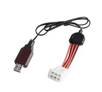Qaonsciug Cordon de charge haute efficacité 9,6 V 600 mA pour batteries au lithium monstres camion jouet voiture câble USB adaptateur d'alimentation de voiture