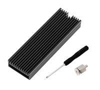 Qaonsciug Dissipateur thermique en aluminium pour dissipateur thermique 2280 NVME SSD NVMe Support simple double face