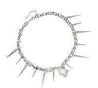 Qaonsciug Élégant collier en forme de cœur irrégulier portable pour exprimer l'amour et ajouter un charme élégant à toutes les tenues décontractées