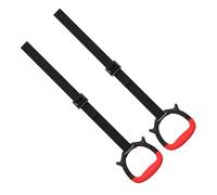 Qaonsciug Ensemble d'anneaux de gymnastique pour exercices de musculation, anneaux de traction avec sangle, anneaux de traction d'intérieur