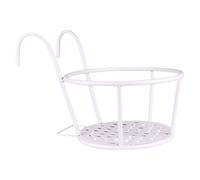 Qaonsciug Étagère de jardin verticale en fer à fixer au mur - Support de rangement robuste - Présentoir décoratif pour plantes - Organisateurs d'économie d'espace - Étagère à suspendre pour plantes