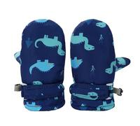 Qaonsciug Gants Chauds Épais pour Activités De Ski Et De Snowboard 1 Paire Mitaines Unisexes À De Dinosaure Résistantes À l'eau Isolées Thermiquement pour La Neige