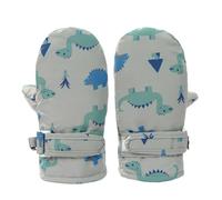 Qaonsciug Gants Chauds Épais pour Activités De Ski Et De Snowboard 1 Paire Mitaines Unisexes À De Dinosaure Résistantes À l'eau Isolées Thermiquement pour La Neige