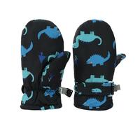 Qaonsciug Gants Chauds Épais pour Activités De Ski Et De Snowboard 1 Paire Mitaines Unisexes À De Dinosaure Résistantes À l'eau Isolées Thermiquement pour La Neige