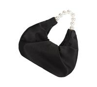 Qaonsciug Grand sac à main moulé en satin avec ceinture à chaîne amovible, excellent pour les incidents formels, les excursions décontractées, le sac à main de soirée en pierre de satin pour femme