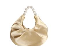Qaonsciug Grand sac à main moulé en satin avec ceinture à chaîne amovible, excellent pour les incidents formels, les excursions décontractées, le sac à main de soirée en pierre de satin pour femme