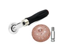 Qaonsciug Kit de réparation de pneus professionnel avec meule et rouleau pour moto, voiture, camion, tracteur, kit de réparation de pneus