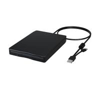 Qaonsciug Lecteur de disquette externe compatible USB C de 8,9 cm pour accès aux fichiers à large plateforme ABS
