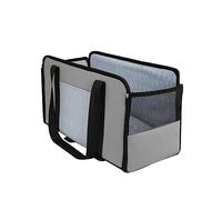 Qaonsciug Lit portable pour chien pour voyage voiture sécurité siège pour animaux de compagnie transporteur canapé souple grand espace coussin chat protection panier porte-chien sangles avec boucle