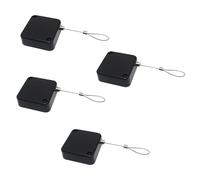 Qaonsciug Lot de 1/24 attaches rétractables pour télévisions et DVD avec laisses réglables pour ne plus jamais égarer la laisse réglable pour télécommandes