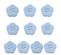 Qaonsciug Lot de 10 boutons en résine en forme de fleur à 4 trous pour couture