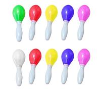 Qaonsciug Lot de 10 maracas lumineux - Jouet clignotant - Pour Halloween - Carnaval - Accessoire d'ambiance