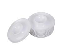 Qaonsciug Lot de 10 plateaux empilables pour œufs durs de qualité alimentaire avec base adaptée aux enfants