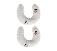 Qaonsciug Lot de 2 oreillers en forme de U pour animaux de compagnie - Protection du cou et du cou - Apaisant