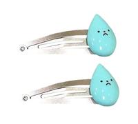 Qaonsciug Lot de 2 pinces à cheveux antidérapantes en forme de goutte d'eau pour femme et fille