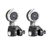 Qaonsciug Lot de 2 supports de pommeau de douche à ventouse - Fixation murale réglable - Installation facile et confortable - Support de pommeau de douche amovible