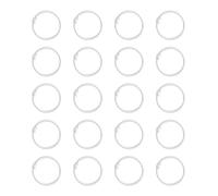 Qaonsciug Lot de 20 anneaux de reliure en métal de 25 mm pour une gestion efficace des documents et des projets d'artisanat