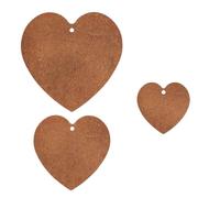 Qaonsciug Lot de 3 piquets en métal en forme de cœur résistants aux intempéries pour décoration de jardin pour la Saint-Valentin et les animaux de compagnie