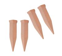 Qaonsciug Lot de 4 piquets d'arrosage en céramique pour plantes d'intérieur et d'extérieur
