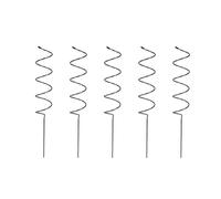 Qaonsciug Lot de 5 piquets torsadés pour plantes de jardin, support d'escalade pour légumes, fleurs, accessoires de plantation pour légumes