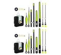 Qaonsciug Mécanisme d'horloge à quartz - Mécanismes muraux - Pièces de rechange à piles - Pièces de rechange pour bricolage - Mécanisme d'horloge murale - Pièces de réparation à piles