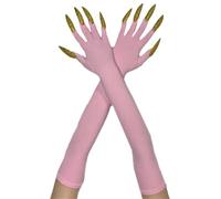Qaonsciug Mitaines Longues Effrayantes Du Diable 2 Pièces Gants De Faucheurs À Main Pour Divers Costumes Équipement D'halloween Unisexe
