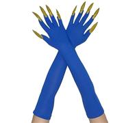 Qaonsciug Mitaines Longues Effrayantes Du Diable 2 Pièces Gants De Faucheurs À Main Pour Divers Costumes Équipement D'halloween Unisexe