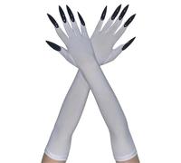 Qaonsciug Mitaines Longues Effrayantes Du Diable 2 Pièces Gants De Faucheurs À Main Pour Divers Costumes Équipement D'halloween Unisexe
