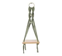 Qaonsciug Panier à suspendre pour intérieur et extérieur - En corde de coton - Pour économiser de l'espace - Support d'affichage portable à des fins décoratives