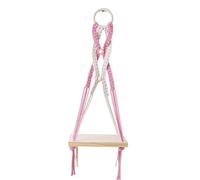 Qaonsciug Panier à suspendre pour intérieur et extérieur - En corde de coton - Pour économiser de l'espace - Support d'affichage portable à des fins décoratives