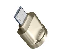 Qaonsciug Petit lecteur de carte mémoire USB pour adaptateur TF pour appareil photo, ordinateur portable, accessoires antichoc, lecteur de cartes