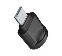Qaonsciug Petit lecteur de carte mémoire USB pour adaptateur TF pour appareil photo, ordinateur portable, accessoires antichoc, lecteur de cartes