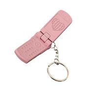 Qaonsciug Petit porte-clés rotatif portable avec pendentif en alliage de zinc pour personnaliser la décoration