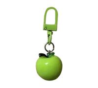 Qaonsciug Porte-clés artistique en forme de fruit facile à utiliser en résine - Design compact - Chaîne de voyage essentielle - Robuste et léger, Vert, taille unique
