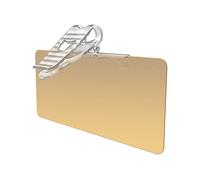 Qaonsciug Rétroviseur de conduite, minimaliste, protection solaire pour petites voitures, protection solaire anti-éblouissement, rotatif, miroir transparent, bloquant