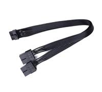Qaonsciug RTX3080 RTX3090 Carte graphique 12 broches Câble d'alimentation ligne 8 broches femelle vers 12 broches mâle adaptateur mâle