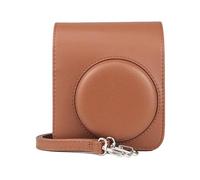 Qaonsciug Sac à bandoulière compact pour appareil photo 40 avec sac de rangement, housse en cuir PU, sangle réglable