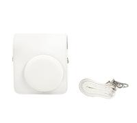 Qaonsciug Sac à bandoulière compact pour appareil photo 40 avec sac de rangement, housse en cuir PU, sangle réglable