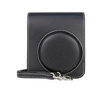 Qaonsciug Sac à bandoulière compact pour appareil photo 40 avec sac de rangement, housse en cuir PU, sangle réglable
