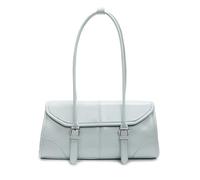 Qaonsciug Sac à bandoulière contemporain en cuir PU pour femme avec grand espace pour voyage, shopping, travail en plein air, sac de ville à la mode, bleu, One Size