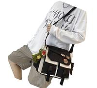 Qaonsciug Sac à bandoulière pour femme et homme - Tendance - Hoboes souples - Cadeau de voyage et de randonnée - Grand sac à bandoulière - Sac à bandoulière - Grand sac à bandoulière - Sac à