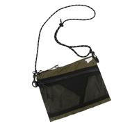 Qaonsciug Sac à bandoulière réfléchissant de nuit imperméable et léger pour femme et homme, Vert, One Size