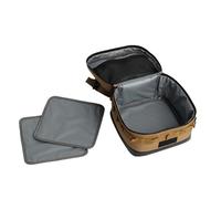 Qaonsciug Sac de pique-nique isotherme étanche avec grande capacité - Texture en tissu pour la randonnée et les sorties en famille