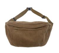 Qaonsciug Sac de poitrine élégant en velours côtelé doux et bandoulière réglable pour un usage quotidien, Kh