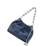 Qaonsciug Sacs à bandoulière en denim pour femme, sac à bandoulière tendance avec sangle amovible, sac à bandoulière tendance, a, One Size