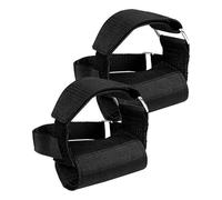 Qaonsciug Sangle de cheville réglable avec attache pour pied d'haltère Tibialis Trainer pour extension de jambe Entraînement de jambe Fixation de pied réglable pour entraînement de fitness