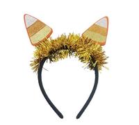 Qaonsciug Serre-tête à paillettes pour cosplay, Halloween, accessoire de costume, accessoire de fête, bandeau en corne pour cheveux