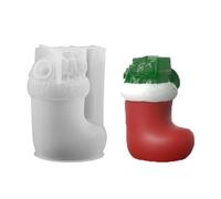 Qaonsciug Silicone de qualité alimentaire de Noël pour projets d'artisanat faits à la main, libérations faciles, festival, pâtisserie en silicone